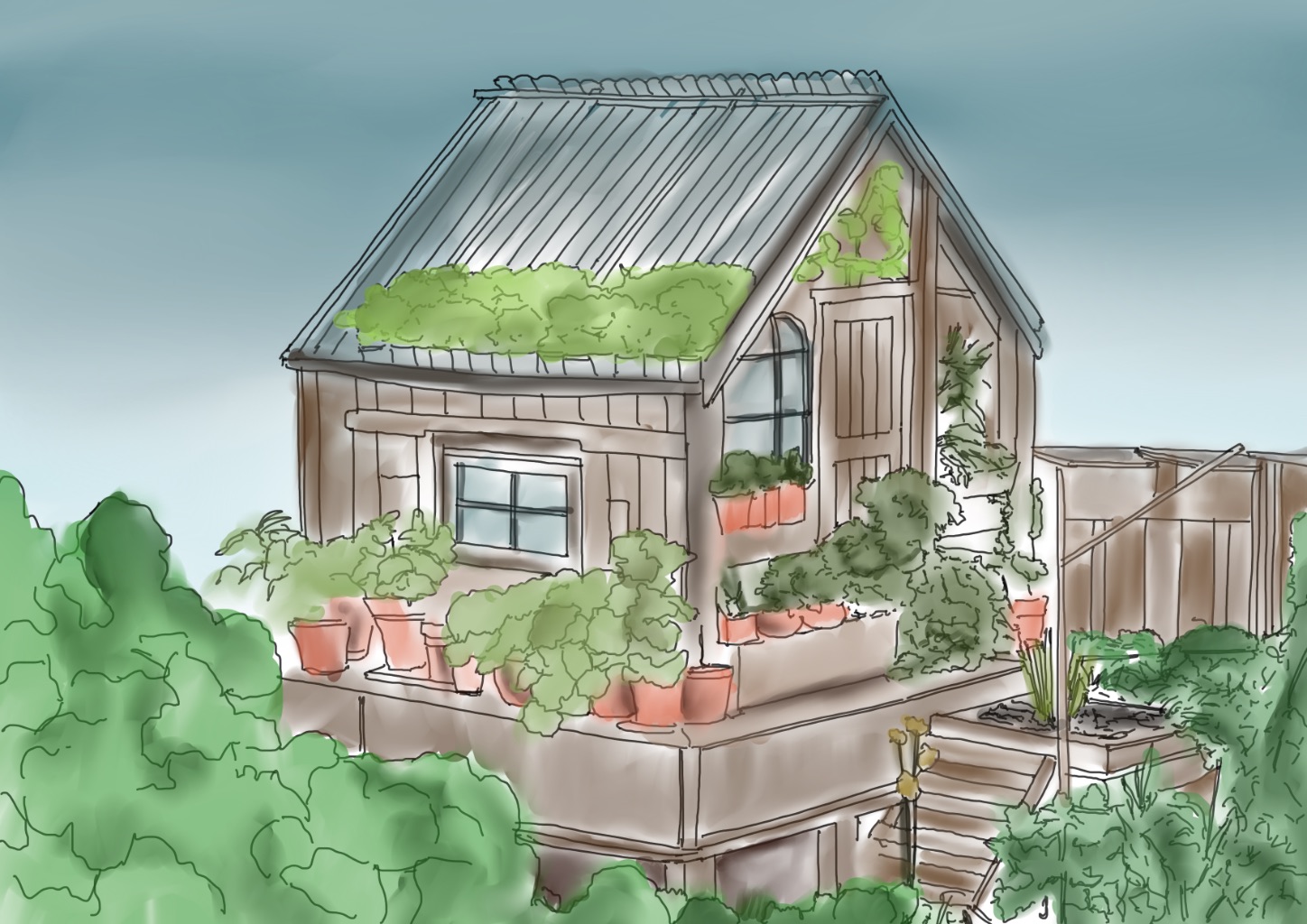 Tiny house permaculture